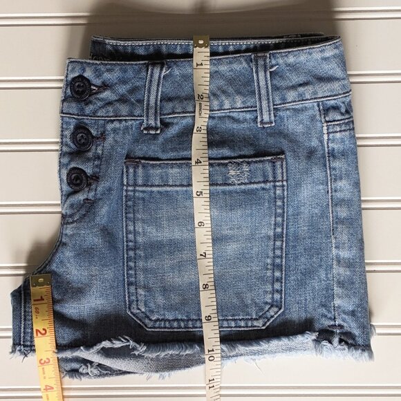 Vintage Y2K American Eagle Low Rise Denim Shorts - Picture 12 of 12